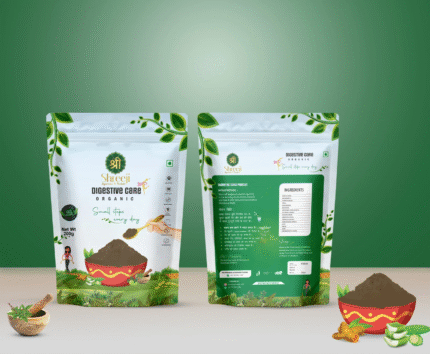 Shreeji Digestive Care Organic Powder – Herbal Formula for Healthy Digestion, Gut Balance & Detox Support
